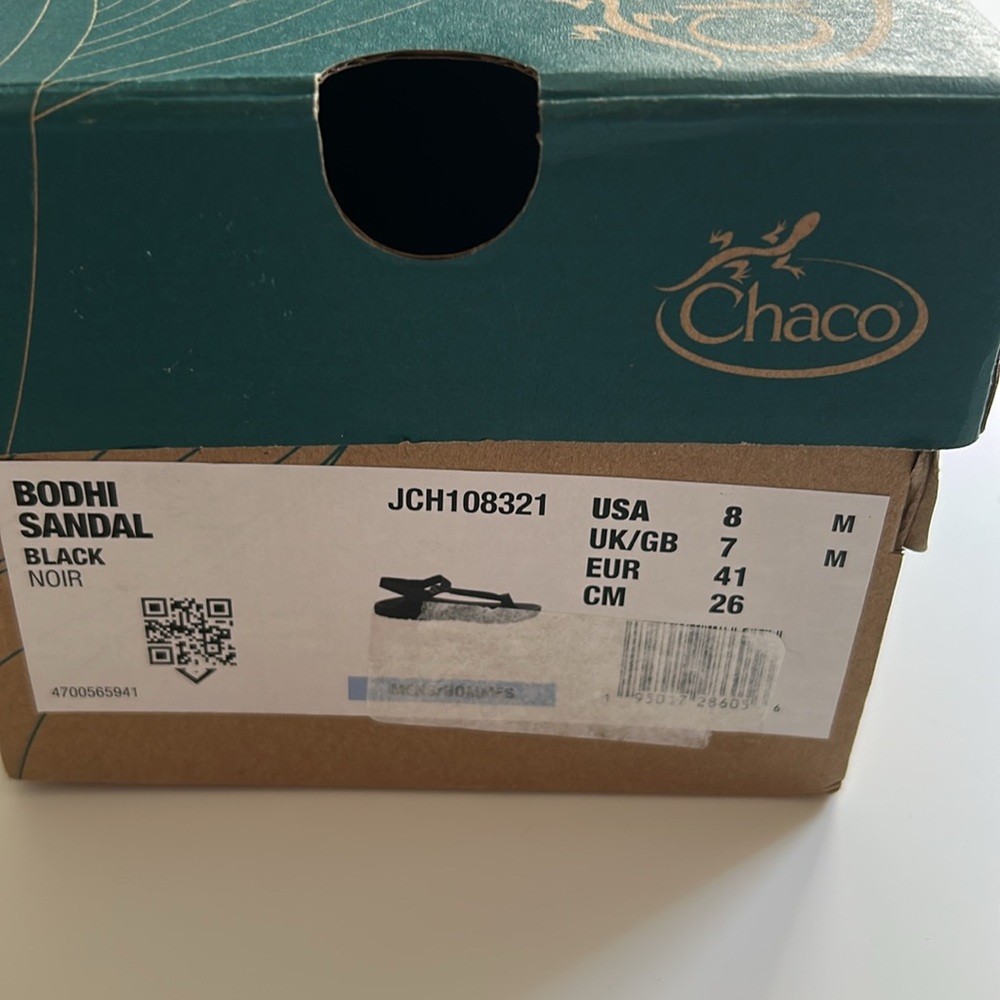 Chaco Black Men's Sandals - Picture 3 of 11